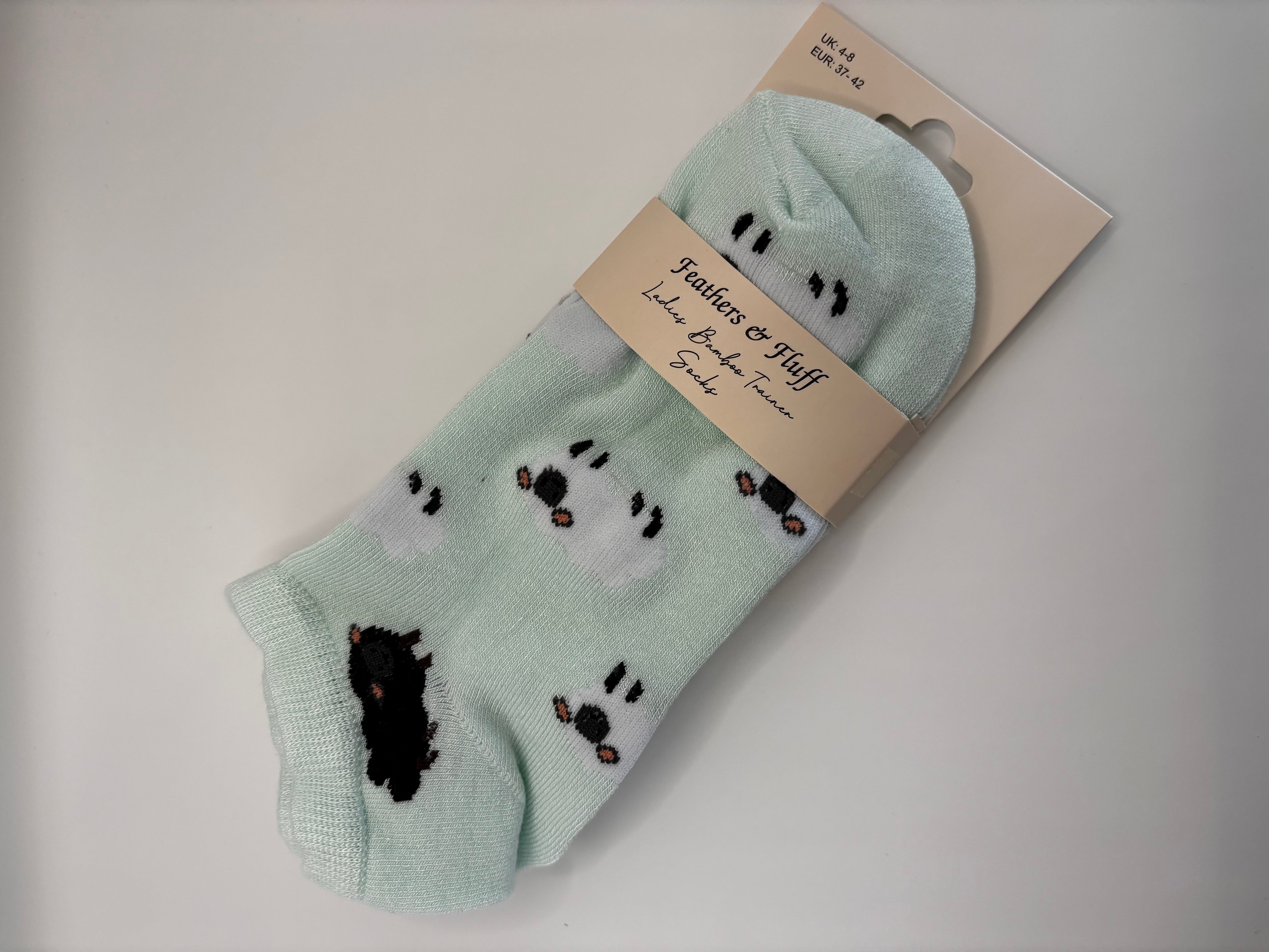 Ladies Bamboo Trainer Socks