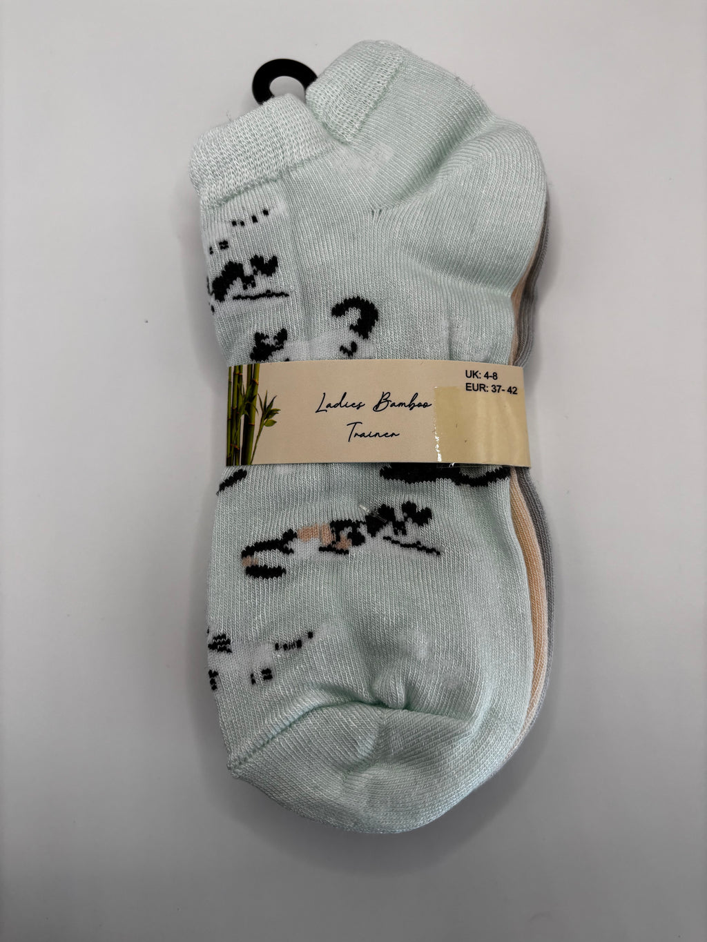 Ladies Bamboo Trainer Socks