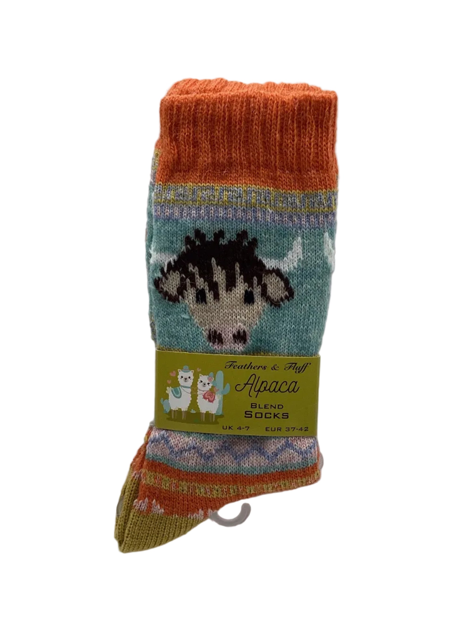 Ladies Alpaca Highland Cow