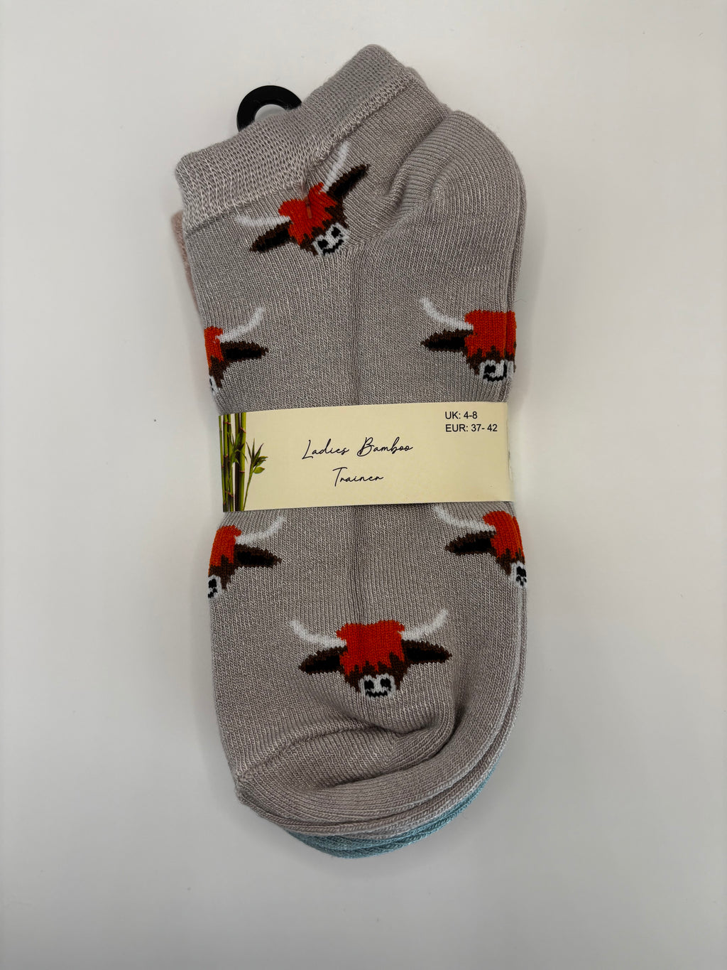 Ladies Bamboo Trainer Socks