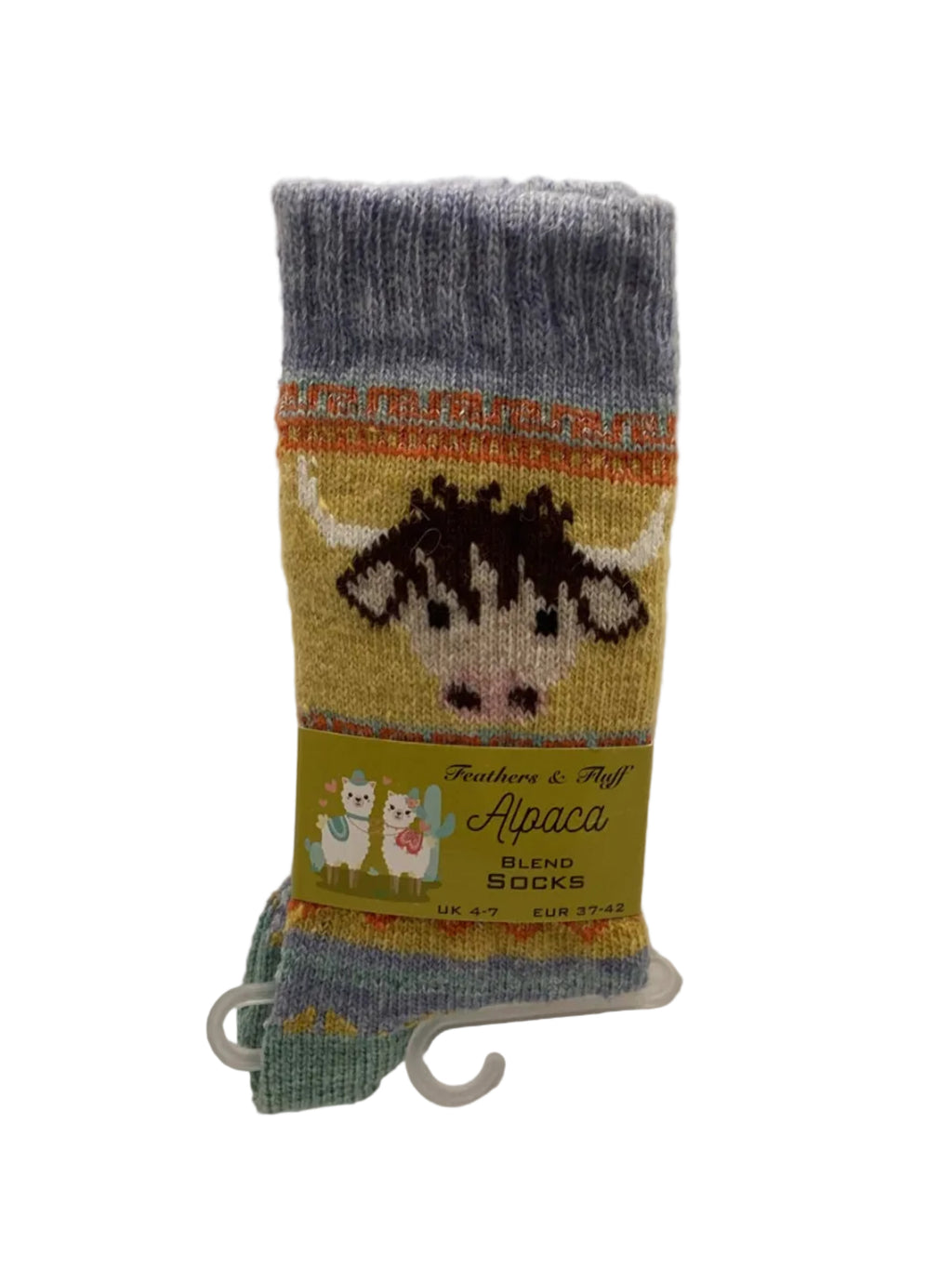 Ladies Alpaca Highland Cow
