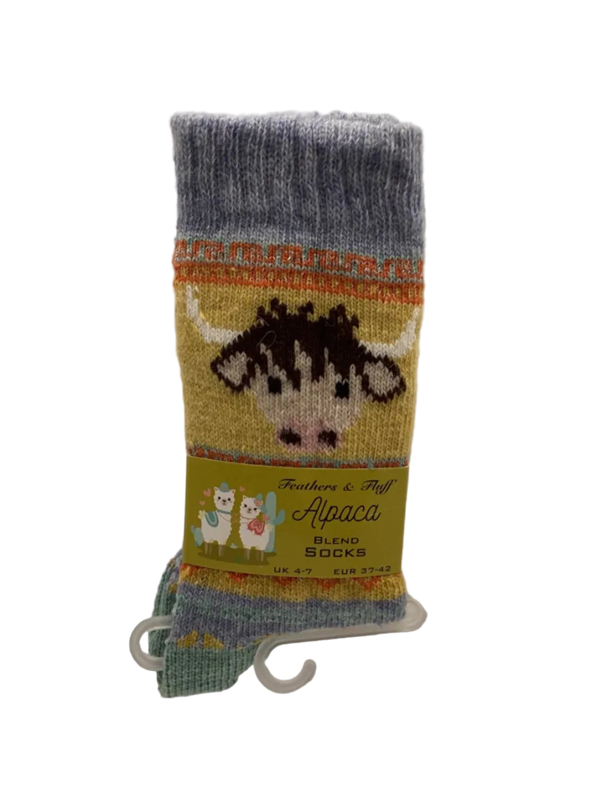 Ladies Alpaca Highland Cow