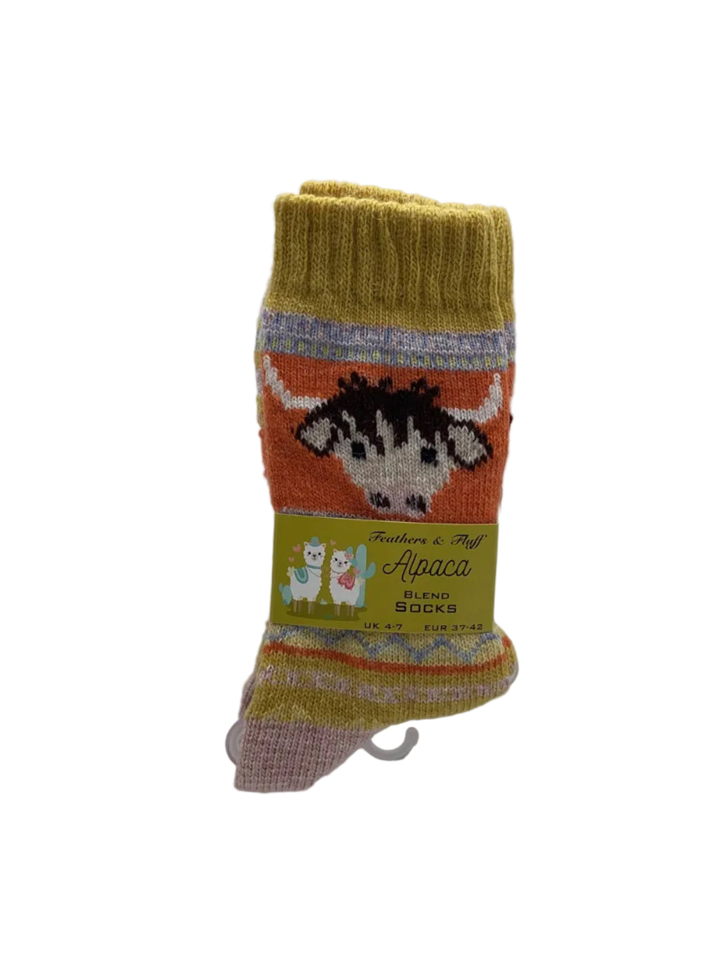 Ladies Alpaca Highland Cow