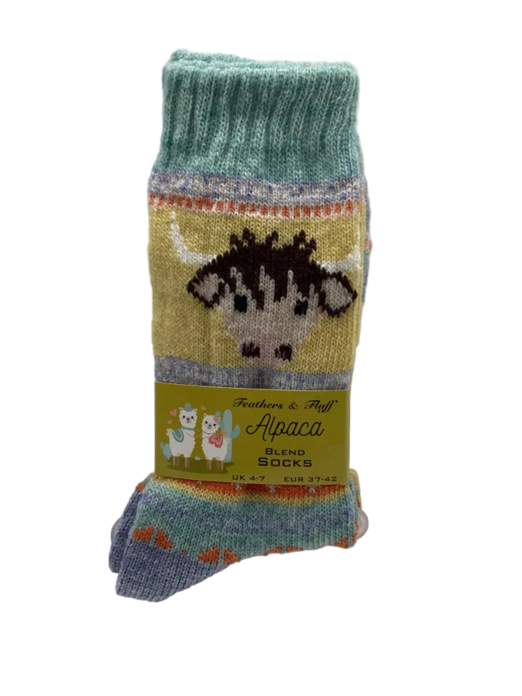 Ladies Alpaca Highland Cow